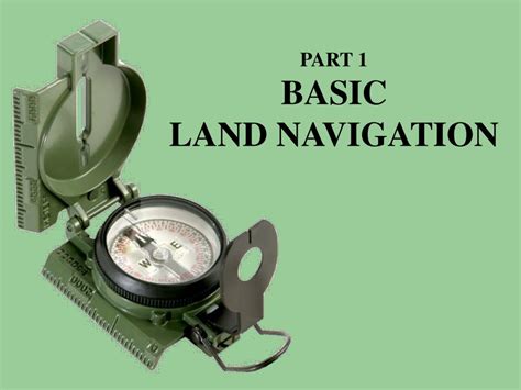 part 1 land navigation pdf